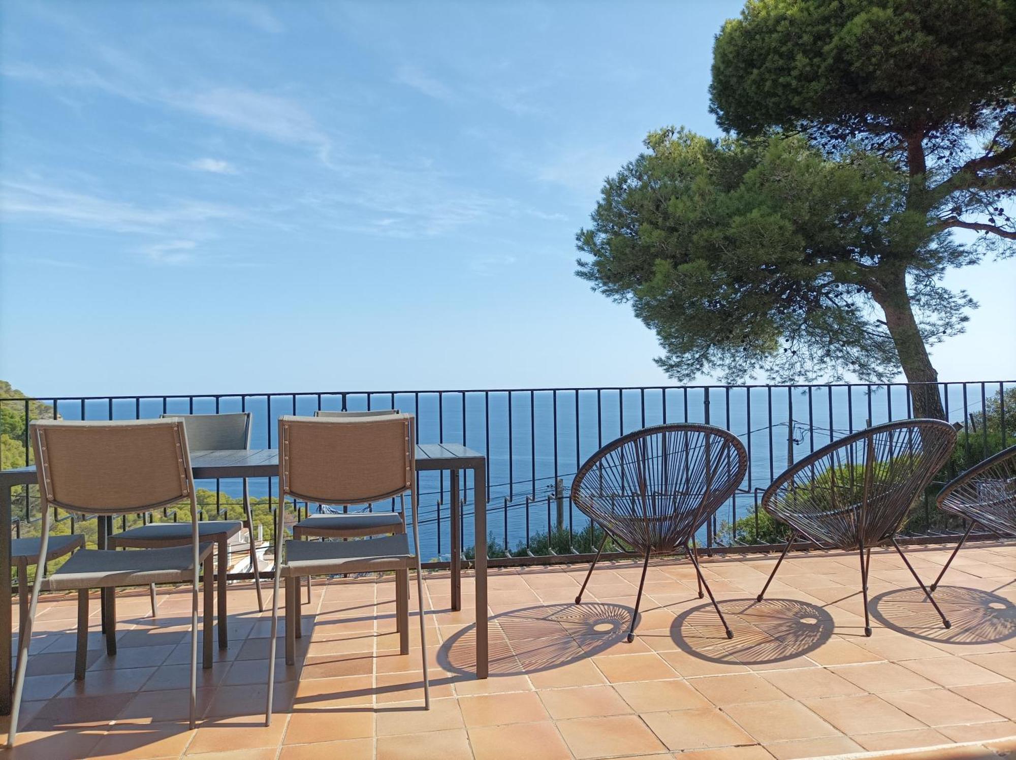 "La Terrasse De La Mer 1" -Climatisation-Wifi-Bbq -Piscine-Parking Begur Exterior photo